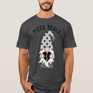 Camiseta Pizza cura Gnomo Anti-dia de os namorados 3263