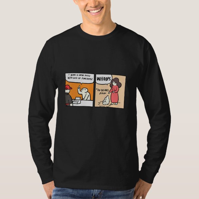 Camiseta Pizza de Abacaxi (Frente)