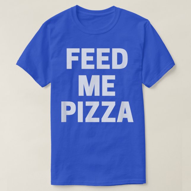 Camiseta Pizza de Alimentação (Frente do Design)