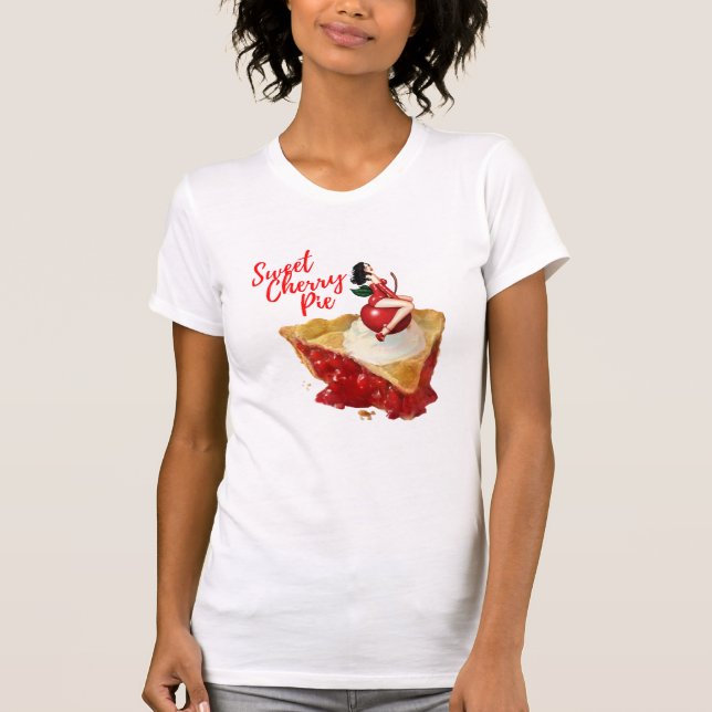 Camiseta Pizza de Cereja Doce (Frente)