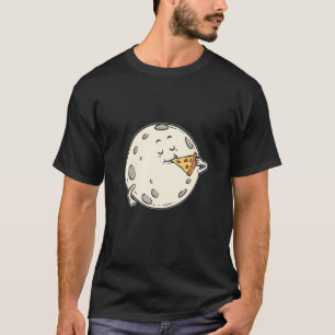 Camiseta Pizza de Comida da Lua