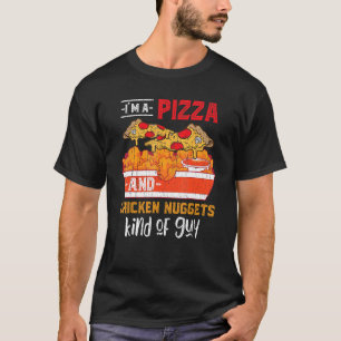 Camiseta Pizza de Fast Food Nuggets de Frango Foodie Nugge