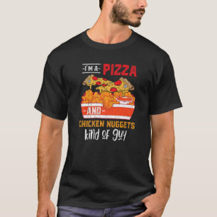 Camiseta Pizza de Fast Food Nuggets de Frango Foodie Nugget