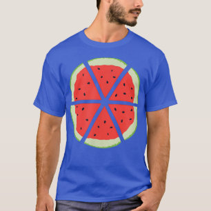 Camiseta Pizza De Fruta De Melancia Para Vegetarianos E Veg
