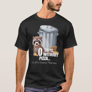 Camiseta Pizza De Lover De Raccoon Pizza Engraçada Panda Pi