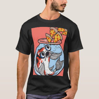 Camiseta Pizza de Peixe Koi