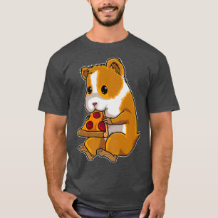Camiseta Pizza De Pepperoni Comida Por Hamster - Comida Rá