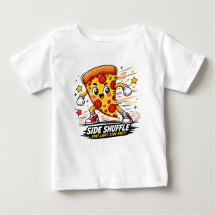 Camiseta Pizza de Pepperoni Kawaii Faz Exercício Engraçado 