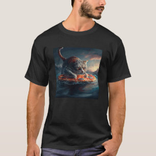 Camiseta Pizza de Pesca de Gato