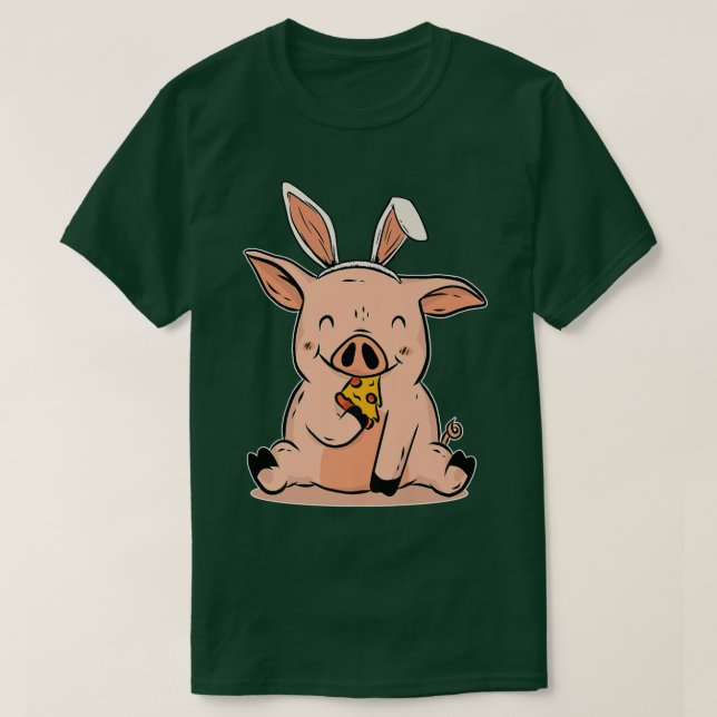 Camiseta Pizza de Porco (Frente do Design)