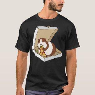 Camiseta Pizza de Porco-guincho Proprietário de Pet Engra