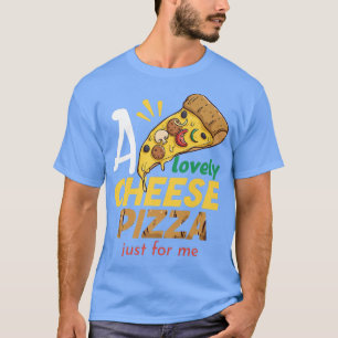Camiseta Pizza de Queijo Encantada, Pizza Engraçada Dia 202