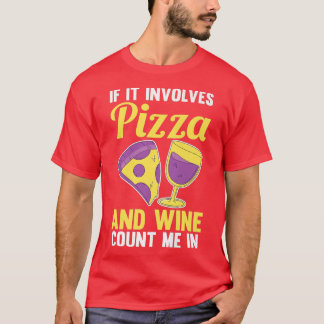 Camiseta Pizza de Vinho Premium