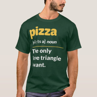 Camiseta Pizza Definição Noun Comendo Pizza Lover Italiano 