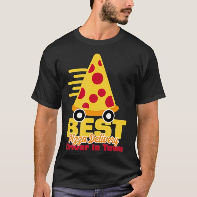 Camiseta Pizza Delivery Driver Gift  (Frente)
