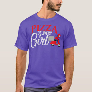 Camiseta Pizza Delivery Girl Mating Pizza Costume Para Mulh