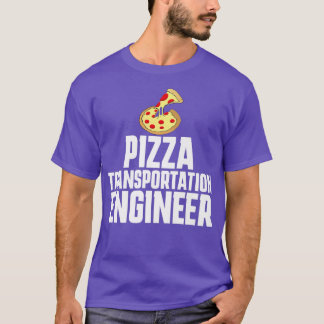 Camiseta Pizza Delivery Person Funny Transportation Enginee