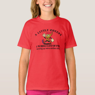 Camiseta Pizza Desenho Animado Vintage Retro