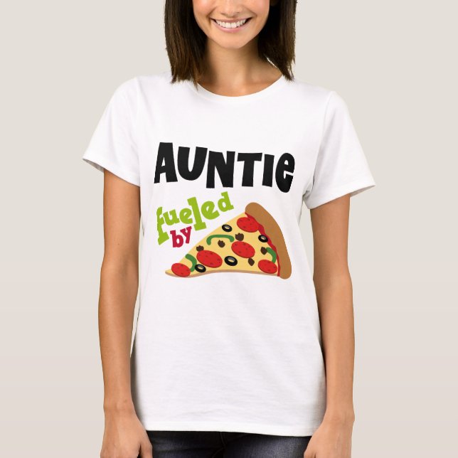 Camiseta Pizza do Auntie Abastecimento (Frente)