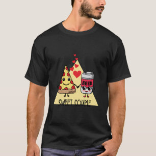 Camiseta Pizza Doce E Cerveja