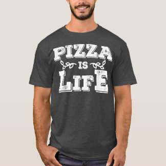 Camiseta Pizza É A Comida Italiana Legal Da Vida Tee 173233