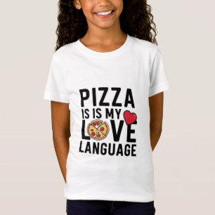 Camiseta Pizza é a minha língua de amor