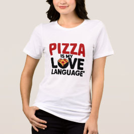 Camiseta Pizza é a minha língua de amor