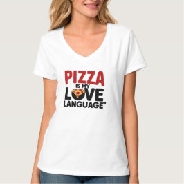 Camiseta Pizza é a minha língua de amor