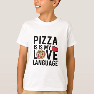 Camiseta Pizza é a minha língua de amor
