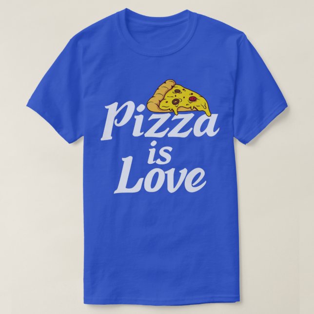 Camiseta Pizza é amor Snack Pizzalove Pizza (Frente do Design)