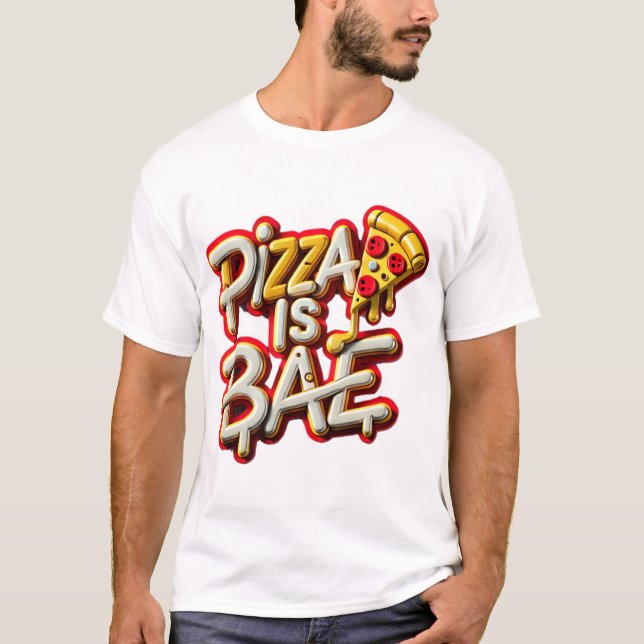 Camiseta Pizza é Bae (Frente)