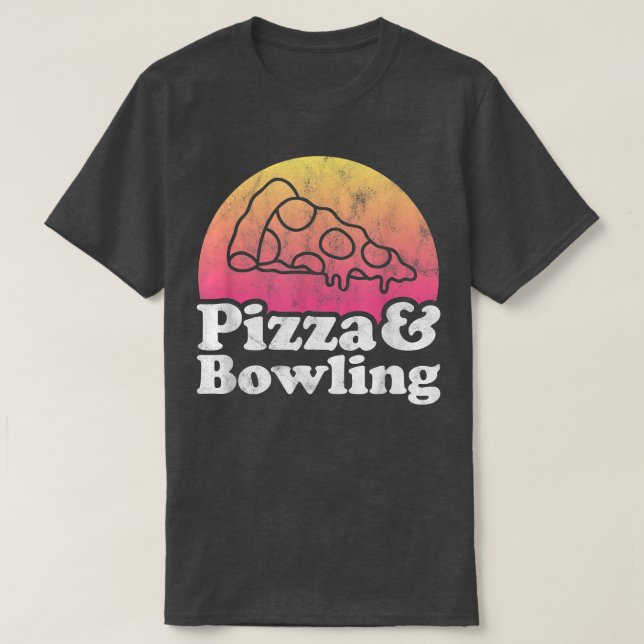 Camiseta Pizza e Boliches (Frente do Design)