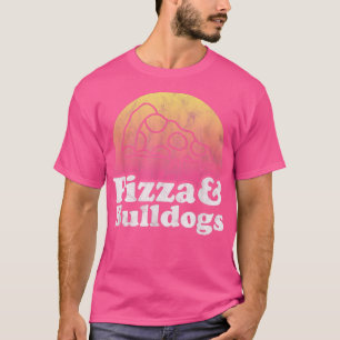 Camiseta Pizza e Bulldog