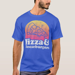 Camiseta Pizza e Cheeseburgers ou Cheeseburger