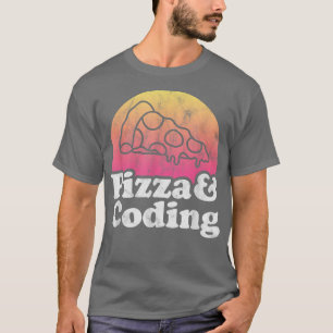 Camiseta Pizza e Codificação