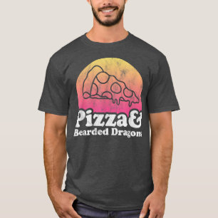Camiseta Pizza E Dragões De Barba Ou Dragão De Barba518