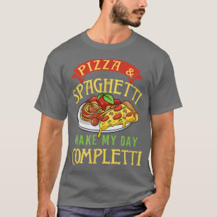 Camiseta Pizza e espaguete me fazem ser Completti Pasta Ita