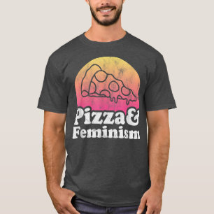 Camiseta Pizza e Feminismo