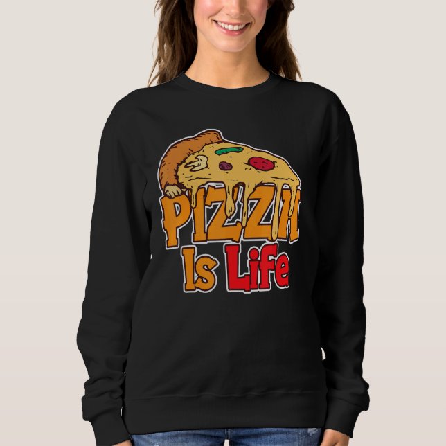 Camiseta Pizza É Festa De Pizza De Pizza Na Vida (Frente)
