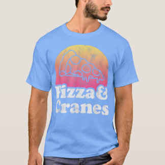 Camiseta Pizza e gruas ou gruas