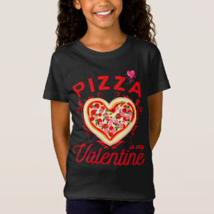 Camiseta Pizza É Meu Dia de os namorados Engraçado Namora