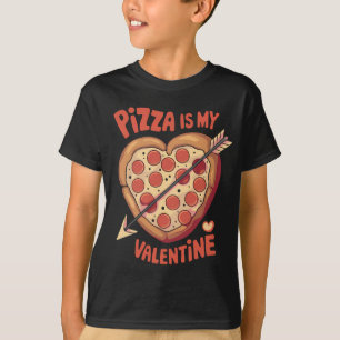Camiseta Pizza É Meu Dia Dos Namorados Engraçado