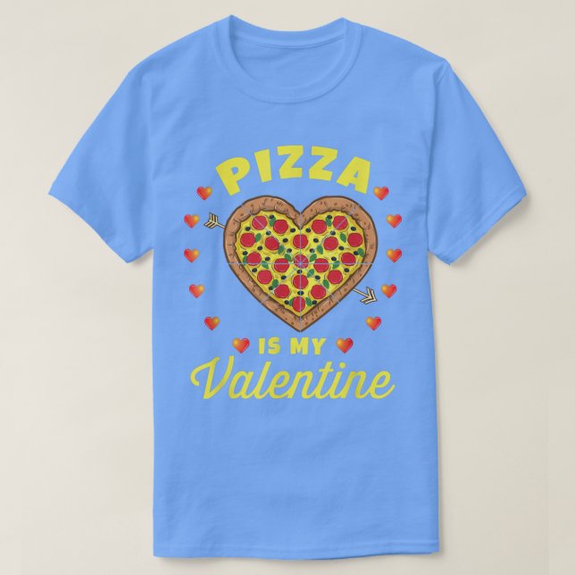 Camiseta Pizza É Meu Namorados937 (Frente do Design)