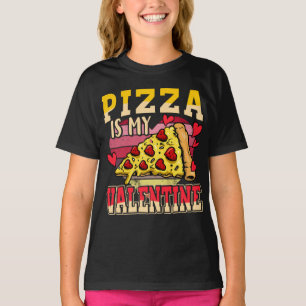 Camiseta Pizza É Meu Namorados Engraçado Dia de os namorado