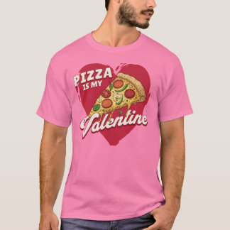 Camiseta Pizza é meu Namorados - Namorados engraçado