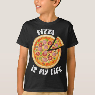 Camiseta Pizza é Minha Pizza da Vida Pizza Sobre Foto Engra