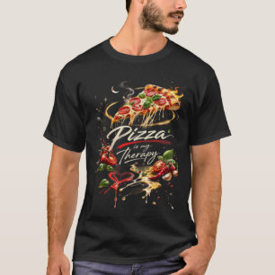 Camiseta Pizza é Minha Terapia – Comida Espacial C