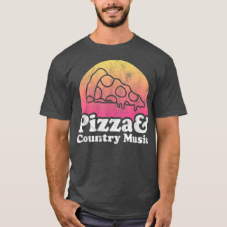 Camiseta Pizza e Música country