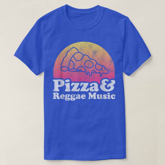 Camiseta Pizza E Música Reggae 14192963 (Frente do Design)