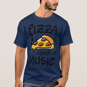 Camiseta Pizza E Piano Musical Notas 1408295